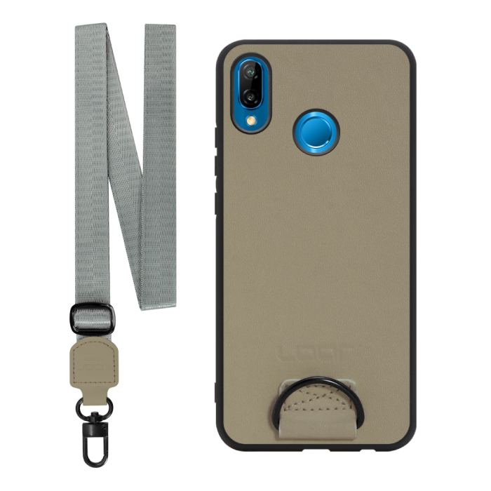 [ LOOF STRAP-SHELL ] HUAWEI P20 lite p20lite スマホケース 背面 ケース カバー ハードケース ショルダー スマホショルダー ハンドストラップ  本革 [ HUAWEI P20 lite ]
