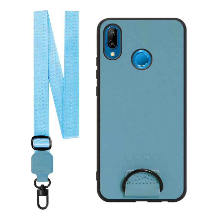 [ LOOF STRAP-SHELL ] HUAWEI P20 lite p20lite スマホケース 背面 ケース カバー ハードケース ショルダー スマホショルダー ハンドストラップ  本革 [ HUAWEI P20 lite ]