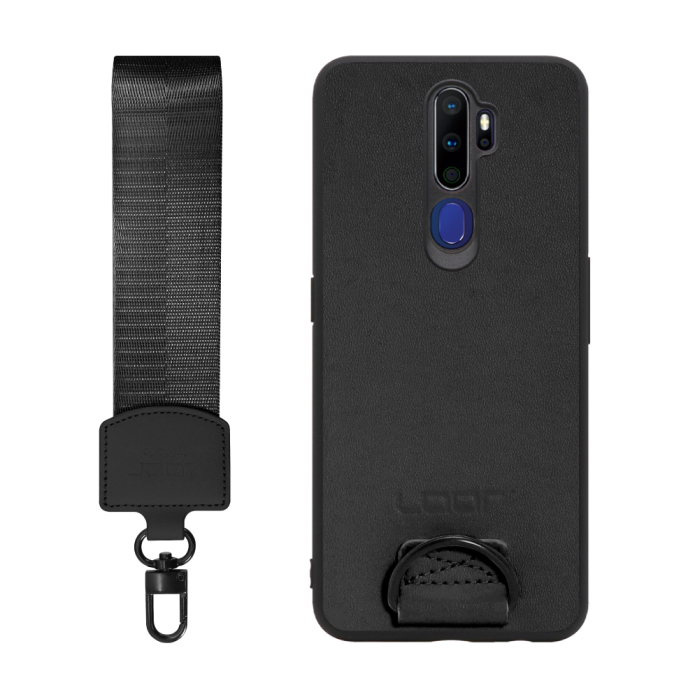 [ LOOF STRAP-SHELL (ショートVer.) ] OPPO A5 2020 a52020 oppoa5 スマホケース 背面 ケース カバー ハードケース ハンドストラップ  本革 [ OPPO A5 2020 ]