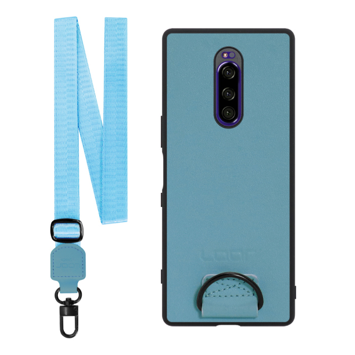 [ LOOF STRAP-SHELL ] Xperia 1 / 1 Professional Edition xperia1 スマホケース 背面 ケース カバー ハードケース ショルダー スマホショルダー ハンドストラップ  本革 [ Xperia 1 / 1 Professional Edition ]