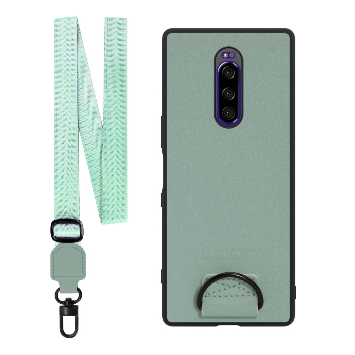 [ LOOF STRAP-SHELL ] Xperia 1 / 1 Professional Edition xperia1 スマホケース 背面 ケース カバー ハードケース ショルダー スマホショルダー ハンドストラップ  本革 [ Xperia 1 / 1 Professional Edition ]