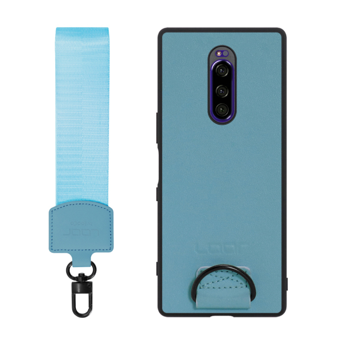 [ LOOF STRAP-SHELL ] Xperia 1 / 1 Professional Edition xperia1 スマホケース 背面 ケース カバー ハードケース ショルダー スマホショルダー ハンドストラップ  本革 [ Xperia 1 / 1 Professional Edition ]