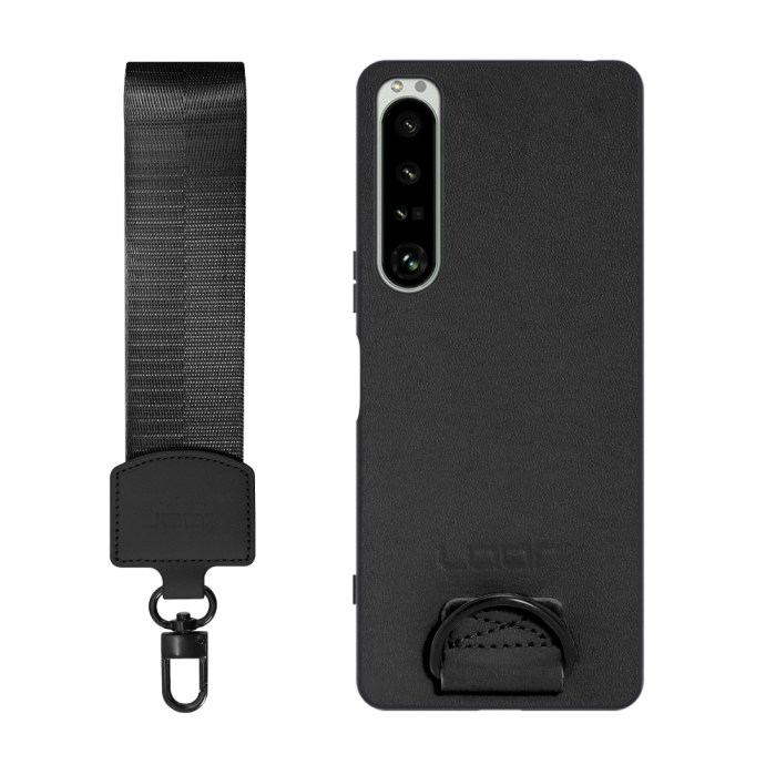 [ LOOF STRAP-SHELL (ショートVer.) ] Xperia 1 IV SO-51C / SOG06 xperia1Ⅳ 1Ⅳ xperia1 スマホケース 背面 ケース カバー ハードケース ハンドストラップ  本革 [ Xperia 1 IV ]