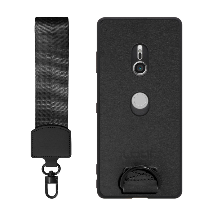 [ LOOF STRAP-SHELL (ショートVer.) ] Xperia XZ3 SO-01L / SOV39  スマホケース 背面 ケース カバー ハードケース ハンドストラップ  本革 [ Xperia XZ3 ]