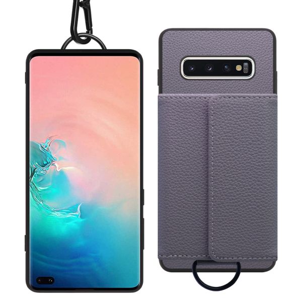 [ LOOF WALLET-SHELL ] Galaxy S10+ SC-04L / SCV42 s10plus s10 plus  ケース カバー スマホケース ショルダー スマホショルダー 本革 背面収納 財布 カード入れ [ Galaxy S10+ ]