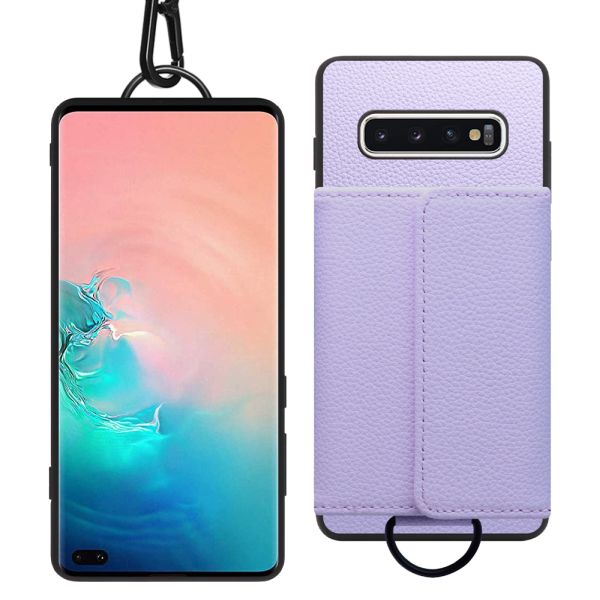 [ LOOF WALLET-SHELL ] Galaxy S10+ SC-04L / SCV42 s10plus s10 plus  ケース カバー スマホケース ショルダー スマホショルダー 本革 背面収納 財布 カード入れ [ Galaxy S10+ ]