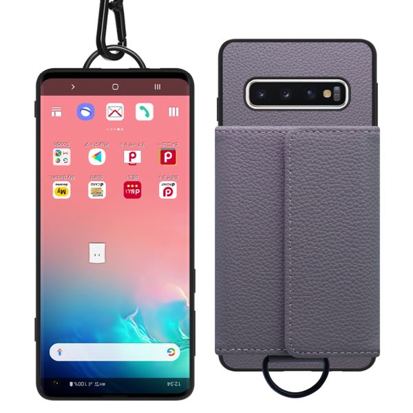 [ LOOF WALLET-SHELL ] Galaxy S10 SC-03L / SCV41 galaxys10  ケース カバー スマホケース ショルダー スマホショルダー 本革 背面収納 財布 カード入れ [ Galaxy S10 ]