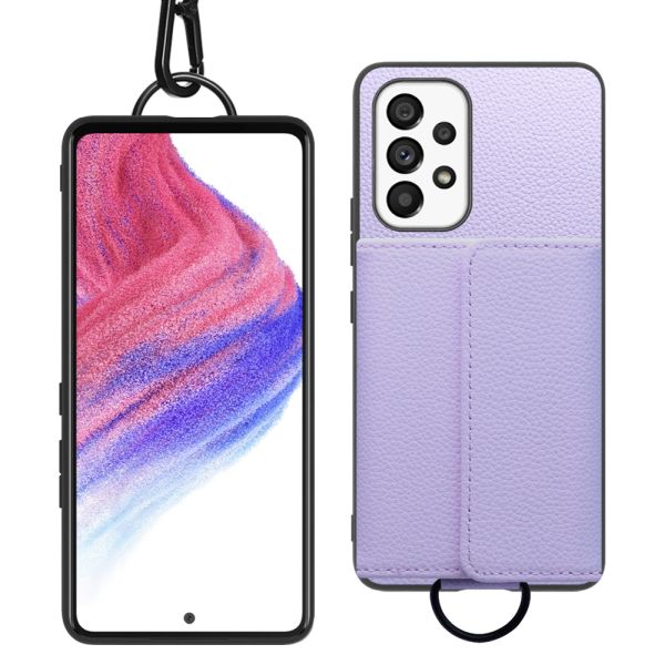 [ LOOF WALLET-SHELL ] Galaxy A53 5G SC-53C / SCG15 a535g  ケース カバー スマホケース ショルダー スマホショルダー 本革 背面収納 財布 カード入れ [ Galaxy A53 5G ]