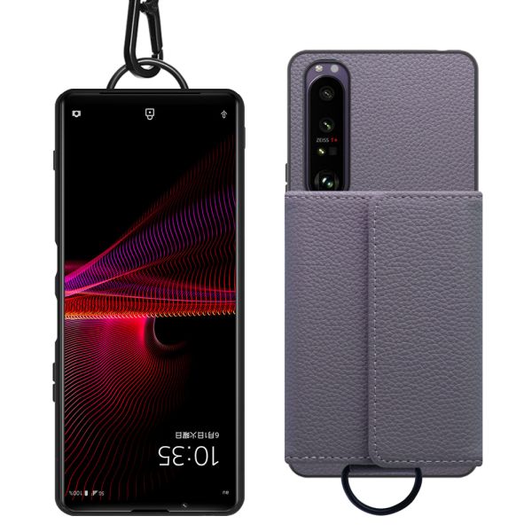 [ LOOF WALLET-SHELL ] Xperia 1 III SO-51B / SOG03 / XQ-BC42 xperia1III 1III xperia1  ケース カバー スマホケース ショルダー スマホショルダー 本革 背面収納 財布 カード入れ [ Xperia 1 III ]