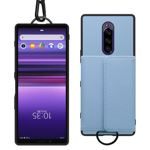 [ LOOF WALLET-SHELL ] Xperia 1 / 1 Professional Edition xperia1  ケース カバー スマホケース ショルダー スマホショルダー 本革 背面収納 財布 カード入れ [ Xperia 1 / 1 Professional Edition ]