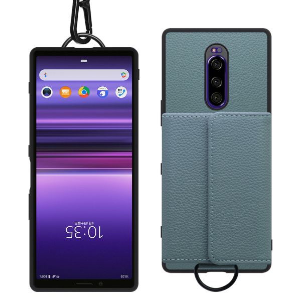 [ LOOF WALLET-SHELL ] Xperia 1 / 1 Professional Edition xperia1  ケース カバー スマホケース ショルダー スマホショルダー 本革 背面収納 財布 カード入れ [ Xperia 1 / 1 Professional Edition ]