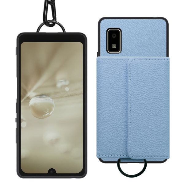 [ LOOF WALLET-SHELL ] AQUOS wish2 / wish   ケース カバー スマホケース ショルダー スマホショルダー 本革 背面収納 財布 カード入れ [ AQUOS wish/wish2 ]