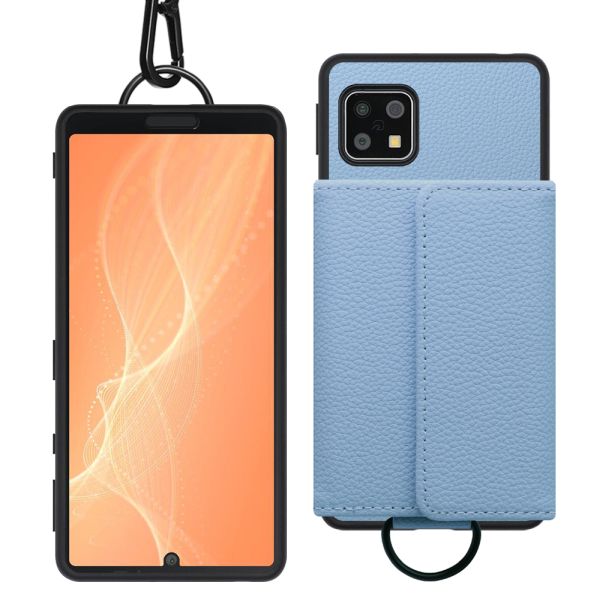 [ LOOF WALLET-SHELL ] AQUOS sense4 / sense4 lite / sense4 basic / sense5G / やさしいスマホ2 sense 4 4lite 4basic 5G sense4lite sense4basic  ケース カバー スマホケース ショルダー スマホショルダー 本革 背面収納 財布 カード入れ [ AQUOS sense4/4 lite/4 basic/sense5G/やさしいスマホ2 ]