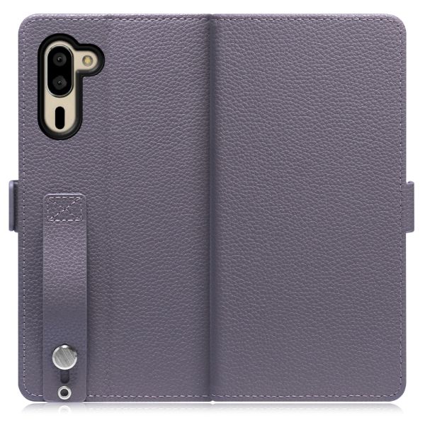 [ LOOF HOLD ] シンプルスマホ5 シンプルスマホ 5 simple スマホケース ケース カバー 手帳型ケース 背面ベルト カード収納 本革 マグネット [ シンプルスマホ5 ]