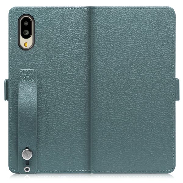 [ LOOF HOLD ] シンプルスマホ6  スマホケース ケース カバー 手帳型ケース 背面ベルト カード収納 本革 マグネット [ シンプルスマホ6 ]
