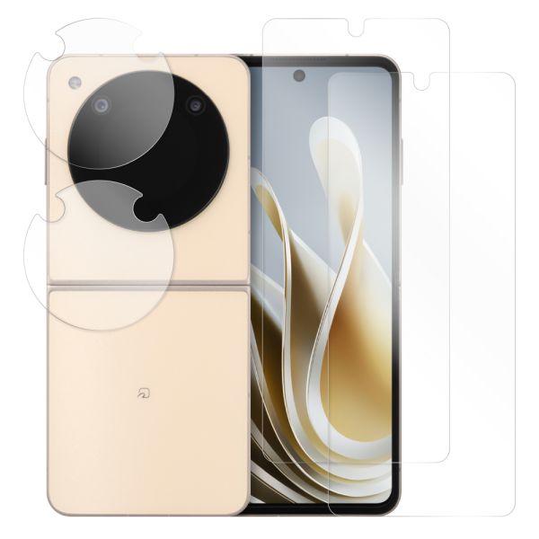 [2枚入り]LOOF Libero Flip/nubia Flip 5G 保護フィルム クリア/マット/ブルーライトカット 簡単貼り付け 画面保護 ソフトフィルム 気泡なし 傷防止 割れ防止 高透過率 [ Libero Flip/nubia Flip 5G ]