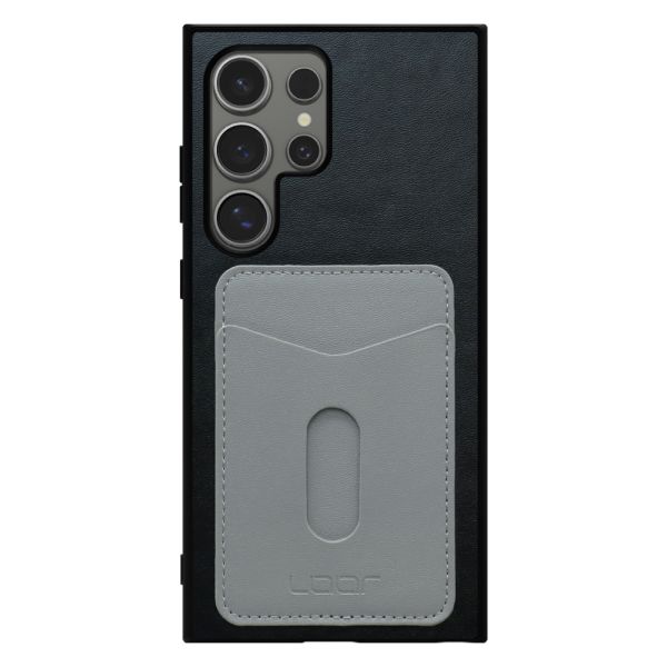 [ LOOF PASS-SHELL スライド] Galaxy S24 Ultra s24ultra スマホケース 背面 ケース カバー ハードケース カード収納 カードホルダー ストラップホール [ Galaxy S24 Ultra ]