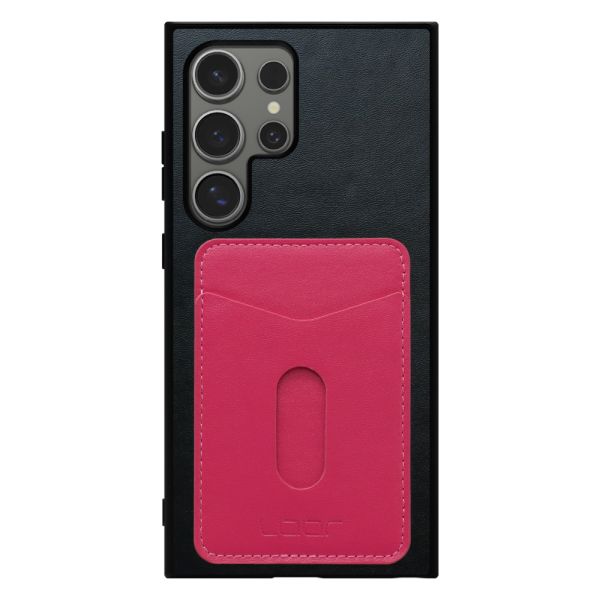 [ LOOF PASS-SHELL スライド] Galaxy S24 Ultra s24ultra スマホケース 背面 ケース カバー ハードケース カード収納 カードホルダー ストラップホール [ Galaxy S24 Ultra ]