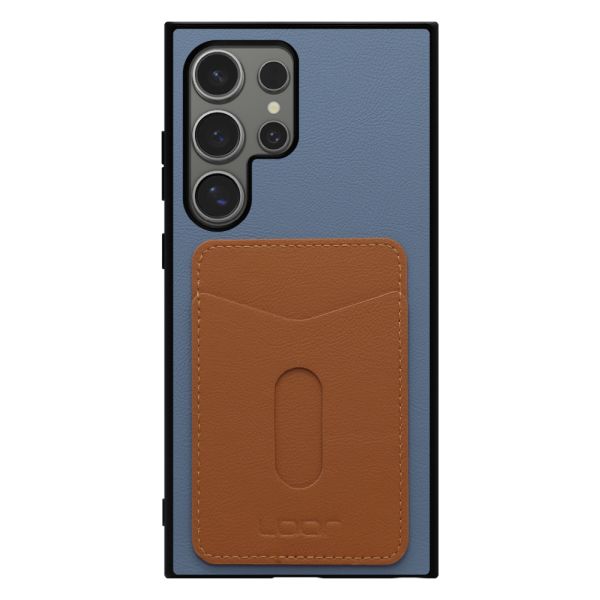 [ LOOF PASS-SHELL スライド (LEATHER Ver.) ] Galaxy S24 Ultra s24ultra スマホケース 背面 ケース カバー ハードケース カード収納 カードホルダー ストラップホール [ Galaxy S24 Ultra ]
