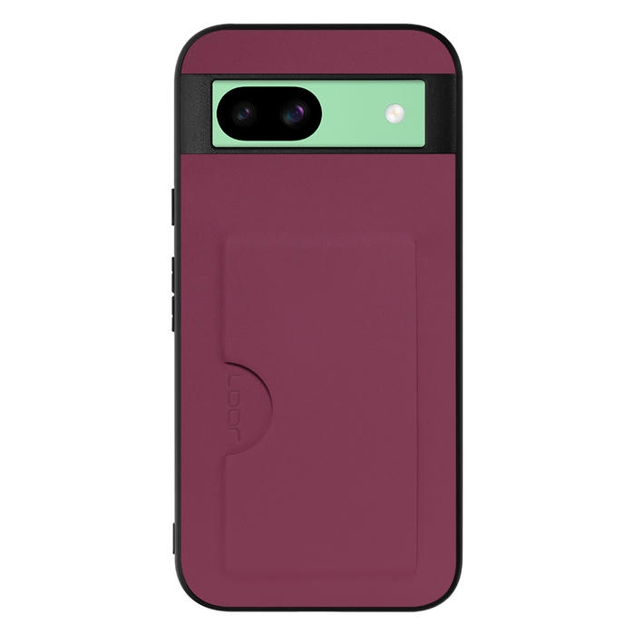 [ LOOF SKIN SLIM-SLOT ] Google Pixel 8a googlepixel8a Pixel8a ピクセル8a スマホケース 背面 ケース カバー ハードケース カード収納 PUレザー ストラップホール [ Google Pixel 8a ]