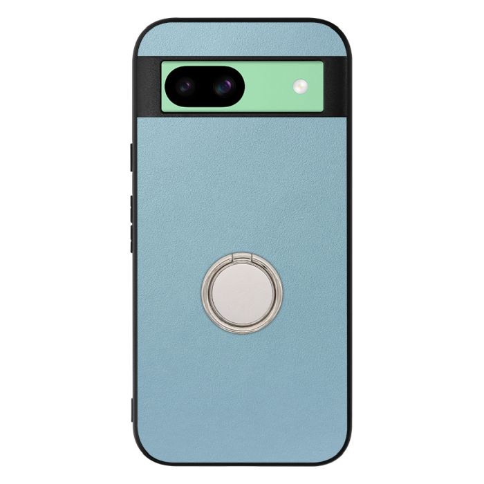 [ LOOF RING-SHELL (シンプル Ver.) ] Google Pixel 8a googlepixel8a Pixel8a ピクセル8a スマホケース 背面 ケース カバー ハードケース スマホリング リング付き 本革 ストラップホール [ Google Pixel 8a ]