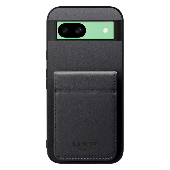 [ LOOF BASIC-SHELL SLIM CARD 2カード ] Google Pixel 8a  ケース 背面 カード収納 カード入れ カードポケット カバー スマホケース 薄型 大容量 本革 [ Google Pixel 8a ]