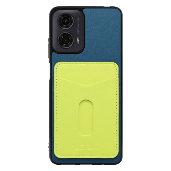 [ LOOF PASS-SHELL スライド] moto g24  スマホケース 背面 ケース カバー ハードケース カード収納 カードホルダー ストラップホール [ moto g24 ]