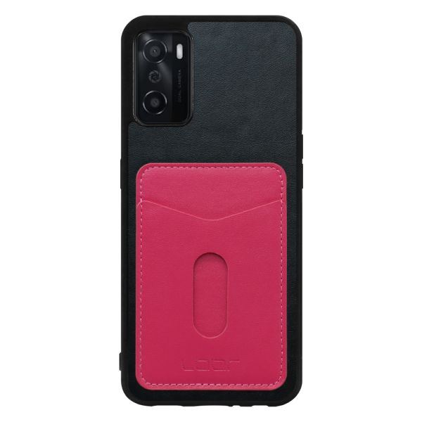 [ LOOF PASS-SHELL スライド] OPPO A55s 5G CPH2309 / A102OP  スマホケース 背面 ケース カバー ハードケース カード収納 カードホルダー ストラップホール [ OPPO A55s 5G ]