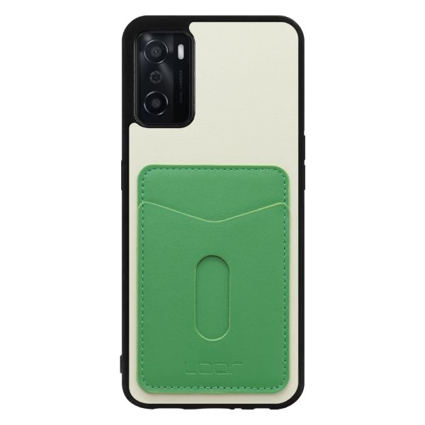 [ LOOF PASS-SHELL スライド] OPPO A55s 5G CPH2309 / A102OP  スマホケース 背面 ケース カバー ハードケース カード収納 カードホルダー ストラップホール [ OPPO A55s 5G ]