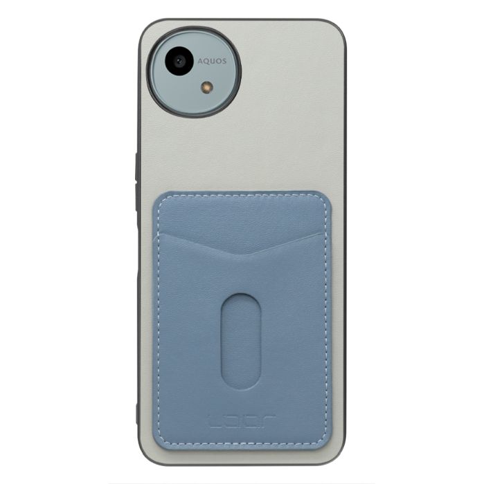 [ LOOF PASS-SHELL スライド] AQUOS wish4  スマホケース 背面 ケース カバー ハードケース カード収納 カードホルダー ストラップホール [ AQUOS wish4 ]