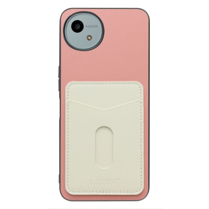 [ LOOF PASS-SHELL スライド] AQUOS wish4  スマホケース 背面 ケース カバー ハードケース カード収納 カードホルダー ストラップホール [ AQUOS wish4 ]