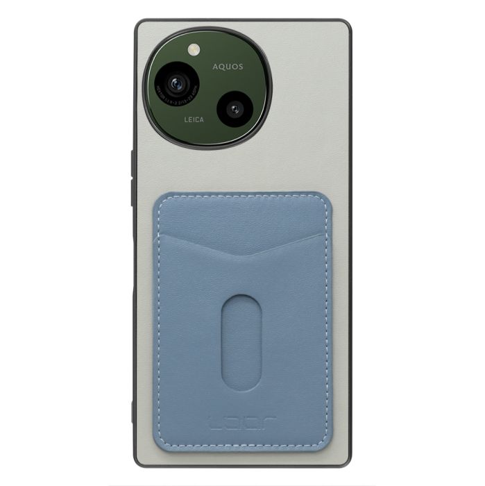 [ LOOF PASS-SHELL スライド] AQUOS R9  スマホケース 背面 ケース カバー ハードケース カード収納 カードホルダー ストラップホール [ AQUOS R9 ]