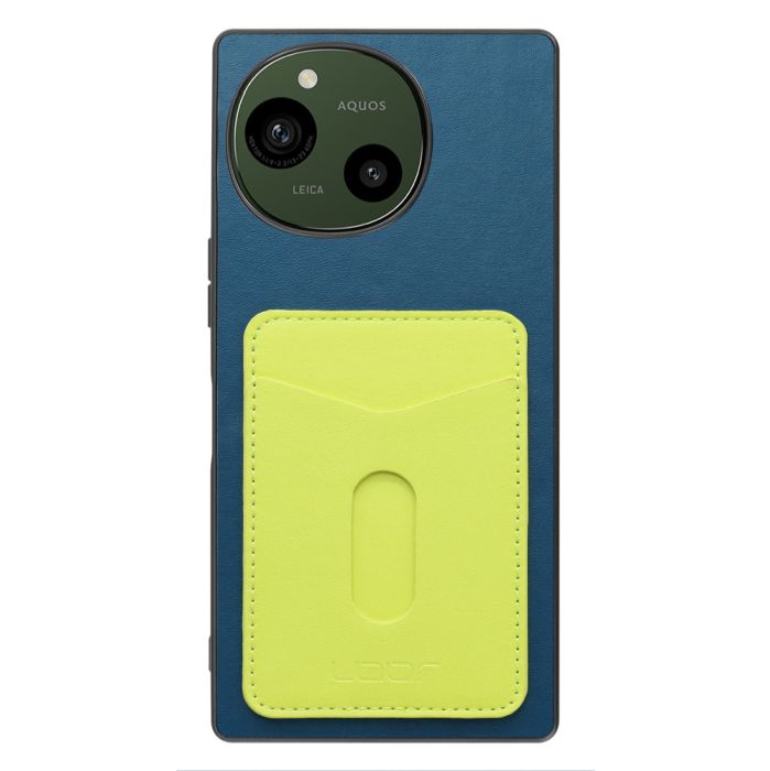 [ LOOF PASS-SHELL スライド] AQUOS R9  スマホケース 背面 ケース カバー ハードケース カード収納 カードホルダー ストラップホール [ AQUOS R9 ]