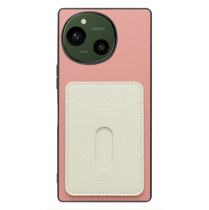 [ LOOF PASS-SHELL スライド] AQUOS R9  スマホケース 背面 ケース カバー ハードケース カード収納 カードホルダー ストラップホール [ AQUOS R9 ]