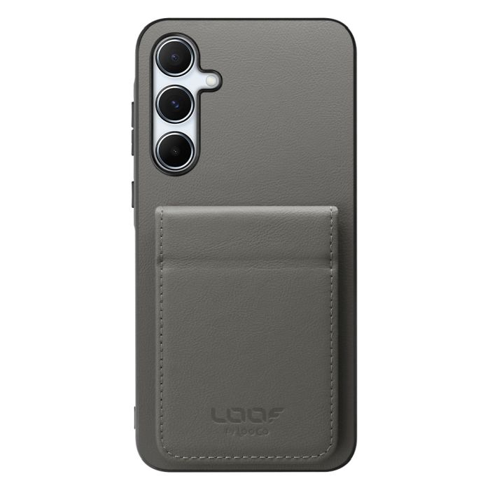 [ LOOF FOLD ] Galaxy A55 5G  ケース 背面 カード収納 カード入れ カードポケット カバー スマホケース 薄型 大容量 本革 [ Galaxy A55 5G ]