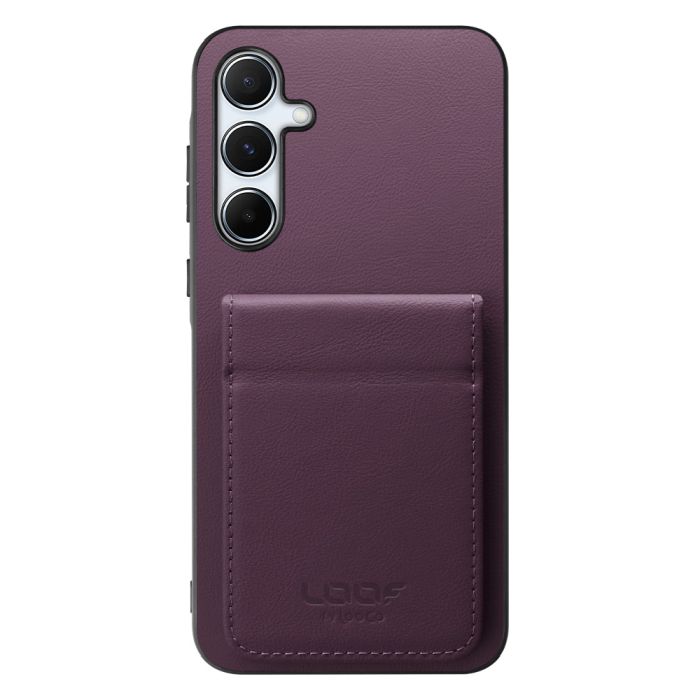 [ LOOF FOLD ] Galaxy A55 5G  ケース 背面 カード収納 カード入れ カードポケット カバー スマホケース 薄型 大容量 本革 [ Galaxy A55 5G ]