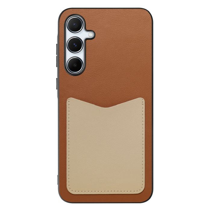 [ LOOF PASS-SHELL (LEATHER Ver.) ] Galaxy A55 5G  スマホケース 背面 ケース カバー ハードケース カード収納 カードホルダー ストラップホール [ Galaxy A55 5G ]
