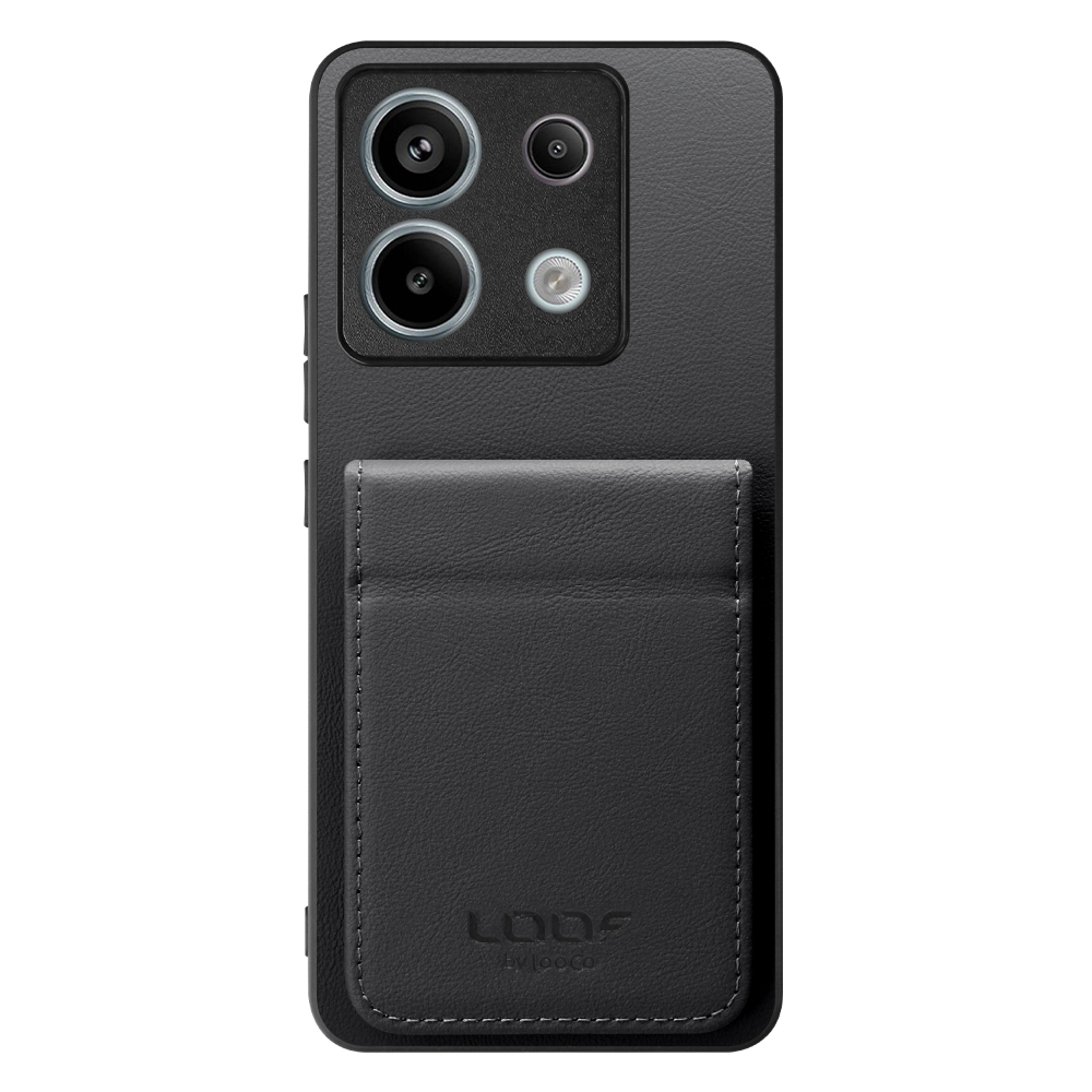 [ LOOF BASIC-SHELL SLIM CARD 2カード ] Xiaomi Redmi Note 13 Pro 5G  ケース 背面 カード収納 カード入れ カードポケット カバー スマホケース 薄型 大容量 本革 [ Redmi Note 13 Pro+ 5G ]