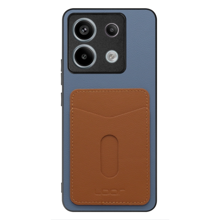 [ LOOF PASS-SHELL (LEATHER Ver.) スライド ] Redmi Note 13 Pro 5G  スマホケース 背面 ケース カバー ハードケース カード収納 カードホルダー ストラップホール [ Redmi Note 13 Pro 5G ]