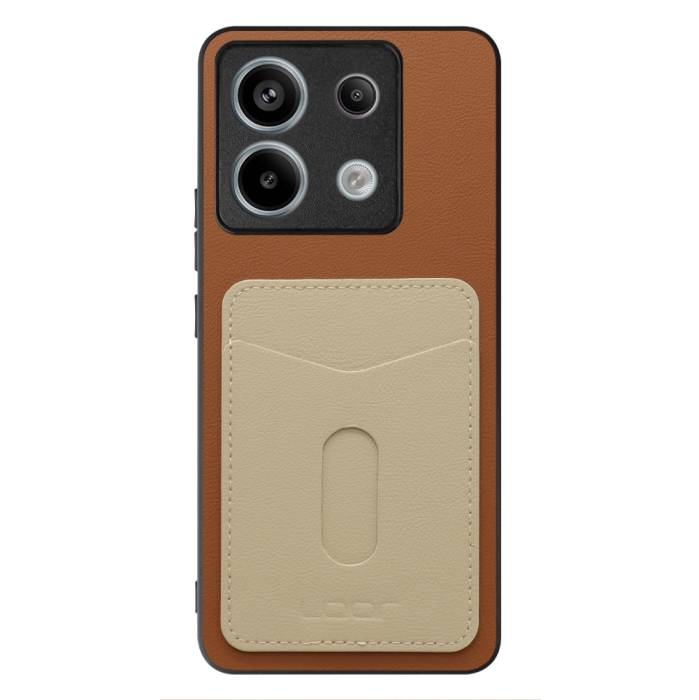 [ LOOF PASS-SHELL (LEATHER Ver.) スライド ] Redmi Note 13 Pro 5G  スマホケース 背面 ケース カバー ハードケース カード収納 カードホルダー ストラップホール [ Redmi Note 13 Pro 5G ]