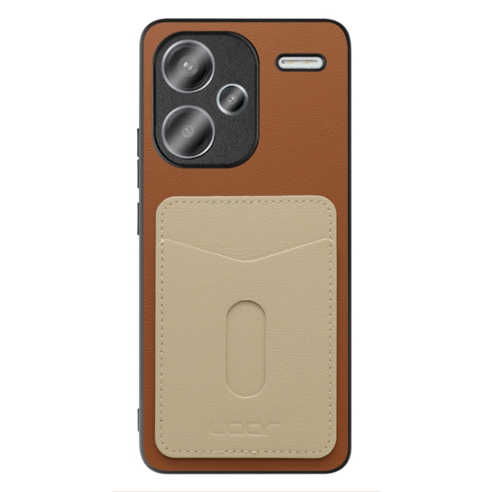 [ LOOF PASS-SHELL (LEATHER Ver.) スライド ] Xiaomi Redmi Note 13 Pro+ 5G  スマホケース 背面 ケース カバー ハードケース カード収納 カードホルダー ストラップホール [ Redmi Note 13 Pro+ 5G ]