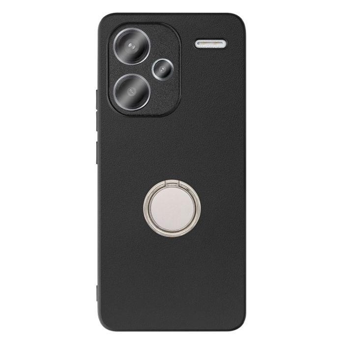 [ LOOF RING-SHELL (シンプル Ver.) ] Xiaomi Redmi Note 13 Pro+ 5G  スマホケース 背面 ケース カバー ハードケース スマホリング リング付き 本革 ストラップホール [ Redmi Note 13 Pro+ 5G ]
