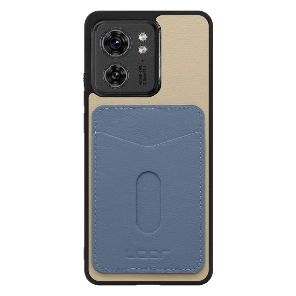 [ LOOF PASS-SHELL (LEATHER Ver.) スライド ] motorola edge 40  スマホケース 背面 ケース カバー ハードケース カード収納 カードホルダー ストラップホール [ motorola edge 40 ]