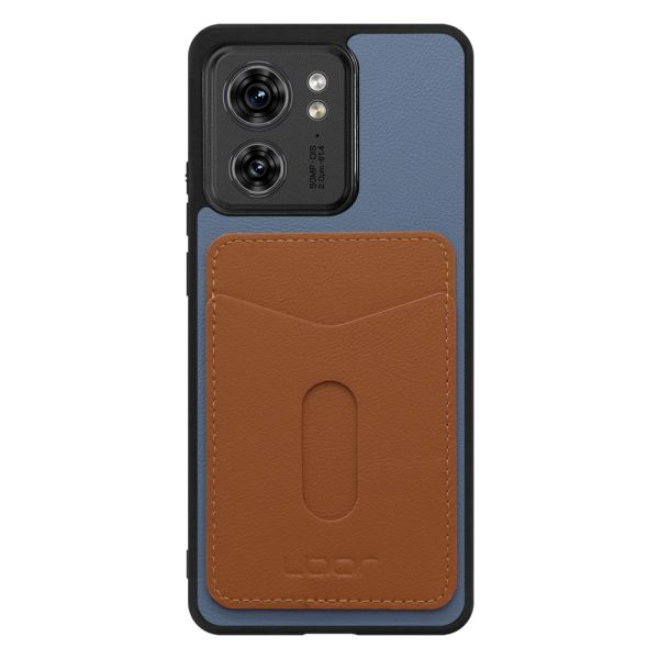 [ LOOF PASS-SHELL (LEATHER Ver.) スライド ] motorola edge 40  スマホケース 背面 ケース カバー ハードケース カード収納 カードホルダー ストラップホール [ motorola edge 40 ]