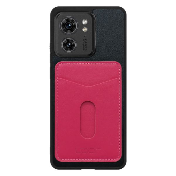 [ LOOF PASS-SHELL スライド] motorola edge 40  スマホケース 背面 ケース カバー ハードケース カード収納 カードホルダー ストラップホール [ motorola edge 40 ]