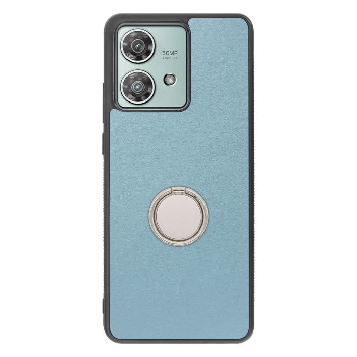 [ LOOF RING-SHELL ] motorola edge 40 neo  スマホケース 背面 ケース カバー ハードケース スマホリング リング付き 本革 ストラップホール [ motorola edge 40 neo ]