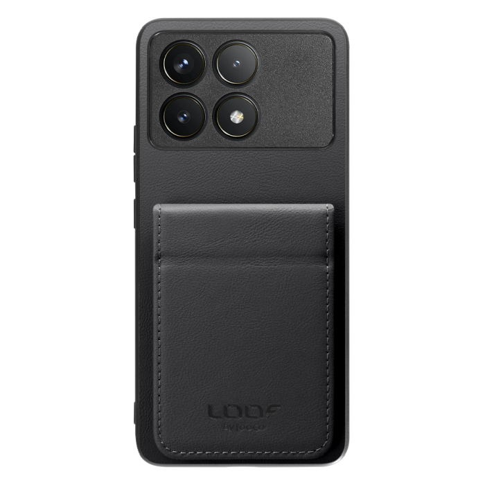 [ LOOF BASIC-SHELL SLIM CARD 2カード ] POCO F6 Pro  ケース 背面 カード収納 カード入れ カードポケット カバー スマホケース 薄型 大容量 本革 [ POCO F6 Pro ]