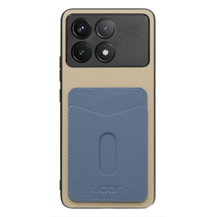 [ LOOF PASS-SHELL (LEATHER Ver.) スライド ] POCO F6 Pro  スマホケース 背面 ケース カバー ハードケース カード収納 カードホルダー ストラップホール [ POCO F6 Pro ]