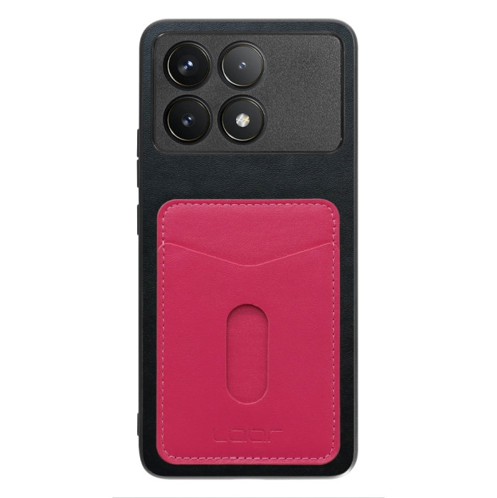 [ LOOF PASS-SHELL スライド] POCO F6 Pro  スマホケース 背面 ケース カバー ハードケース カード収納 カードホルダー ストラップホール [ POCO F6 Pro ]