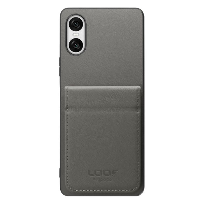 [ LOOF FOLD ] Xperia 10 VI  ケース 背面 カード収納 カード入れ カードポケット カバー スマホケース 薄型 大容量 本革 [ Xperia 10 VI ]